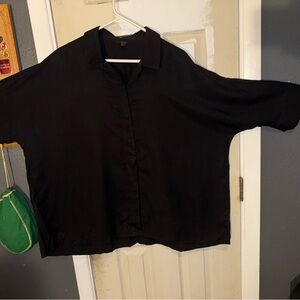 Cos silk button down. Size L